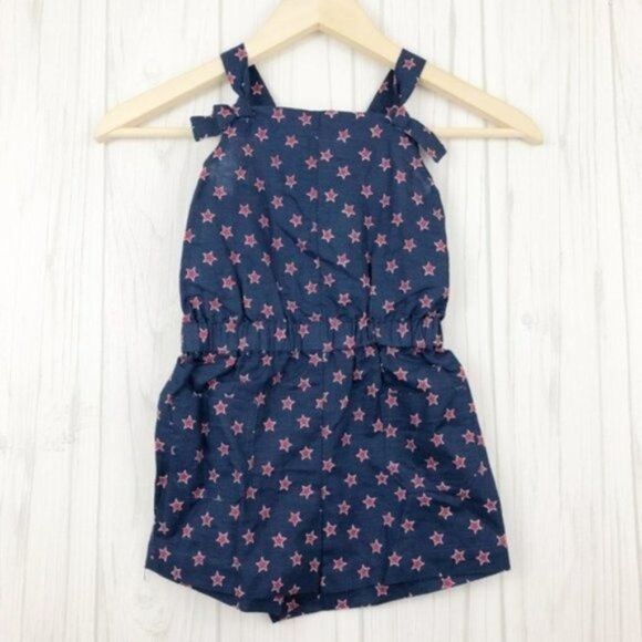 CREWCUTS Girls' Star Print Romper  - Picture 1 of 6